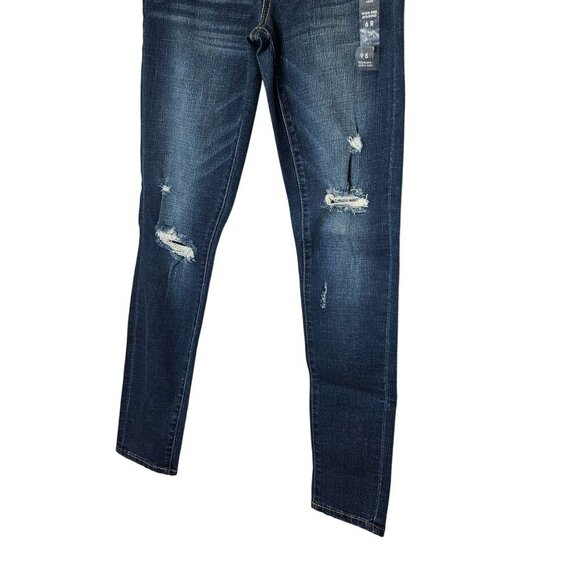 Aero NWT High Rise Jegging 6 Reg Flex Effects Denim Distressed Look Womens Jeans - Picture 4 of 7